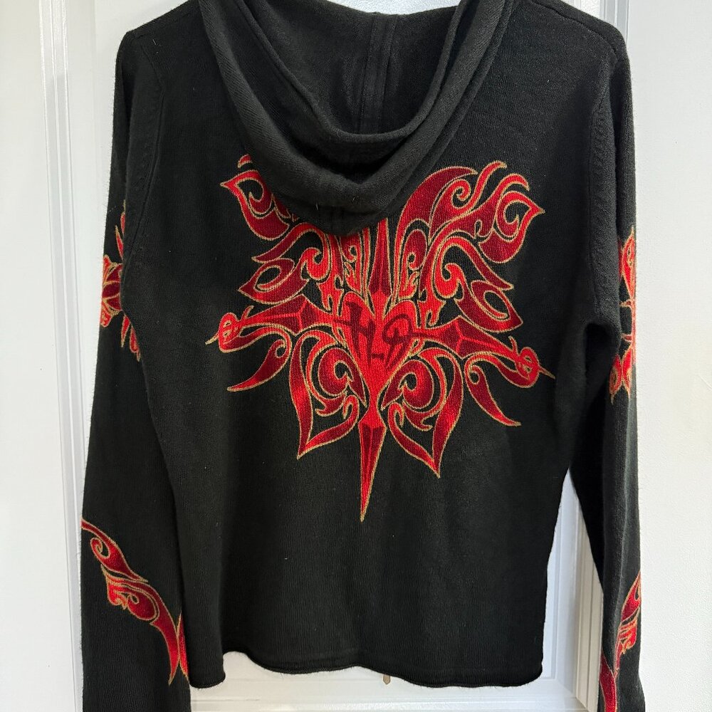 Harley Davidson Women’s Double Full Zip Flame Hoodie (Size M)